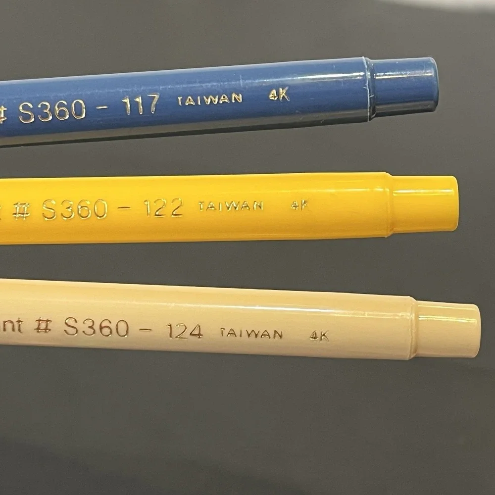 Vintage PENTEL Assorted Colors Pens Fine Point Markers Original S360 Taiwan 13